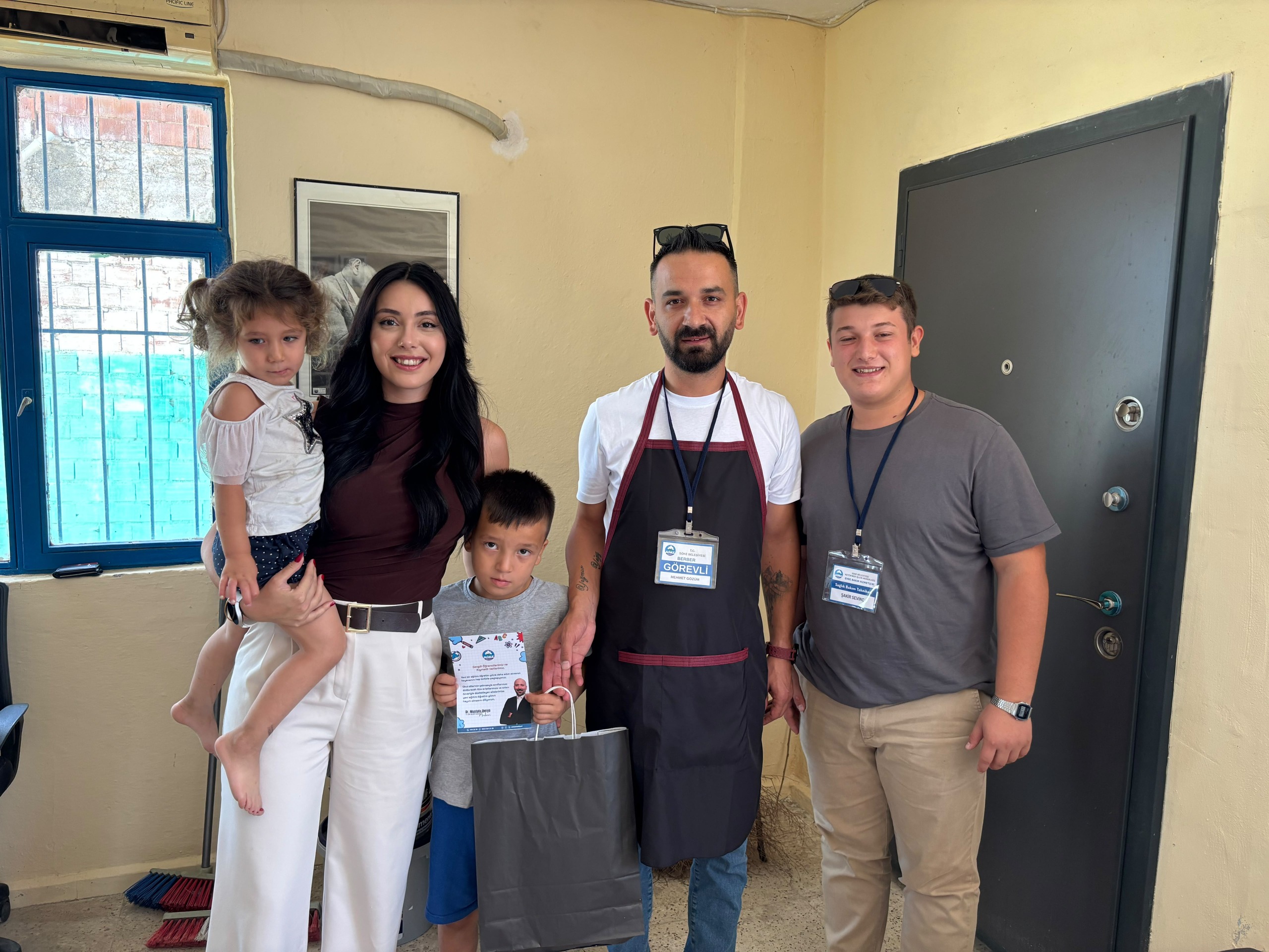 Söke Belediyesi’nden Kırsal Mahallelerdeki Çocuklara Anlamlı Destek; Okul Öncesi Ücretsiz Saç Tıraşı