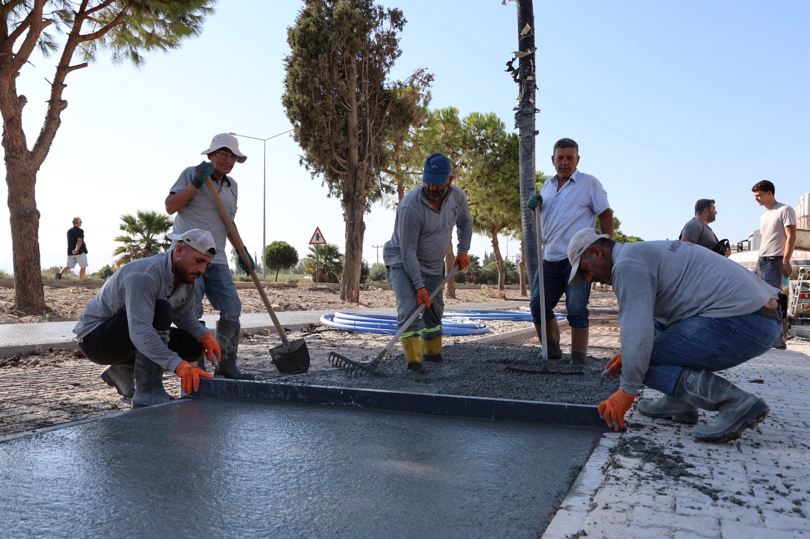 SÖKE’DE BİSİKLET VE YÜRÜYÜŞ YOLU PROJESİ ADIM ADIM İLERLİYOR