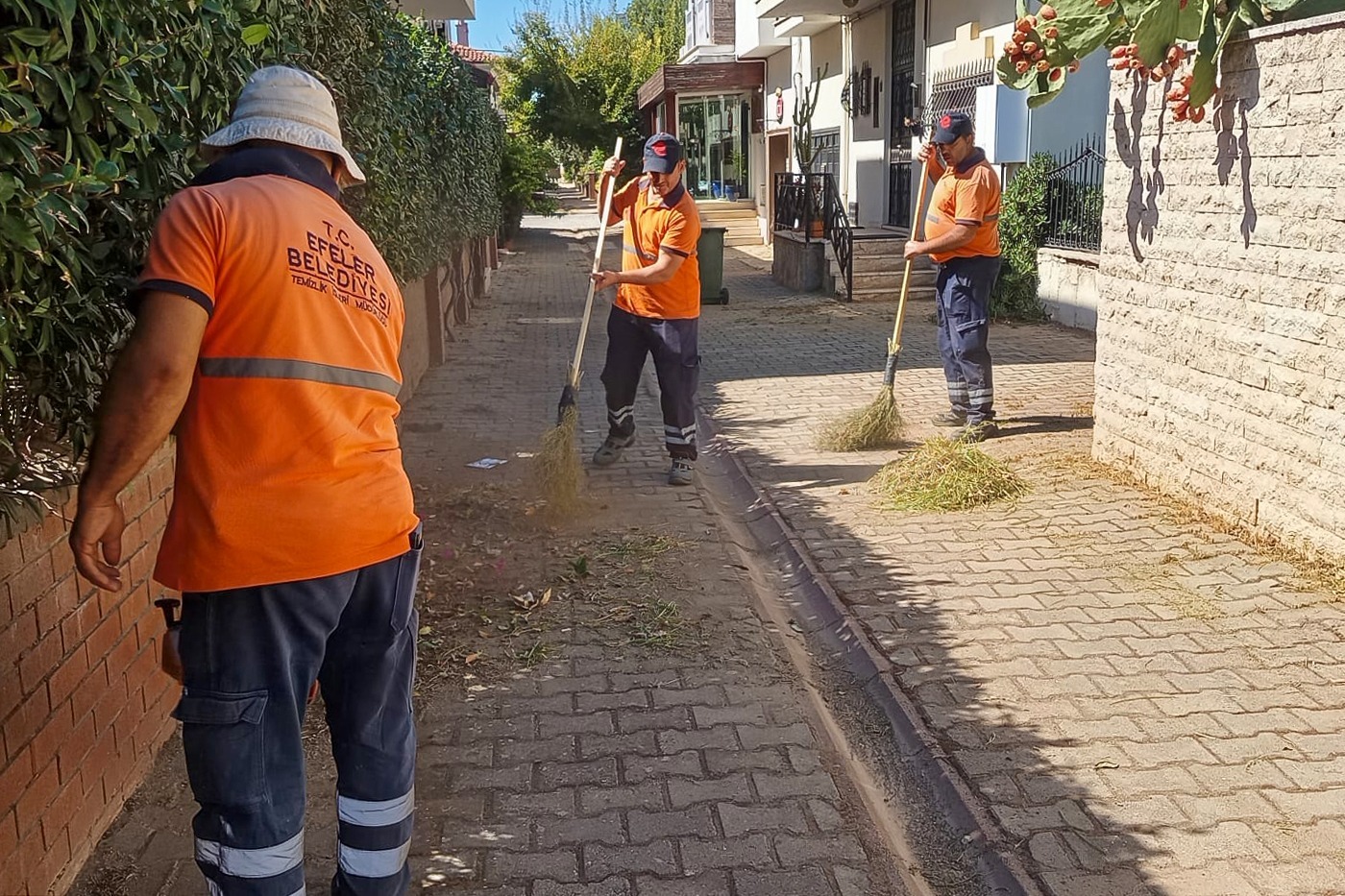 EFELER’DE TEMİZLİK MESAİSİ HIZ KESMEDEN SÜRÜYOR