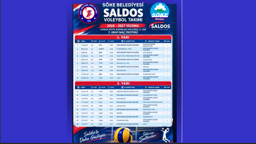 YENİ SEZON VOLEYBOL HEYECANI BAŞLIYOR