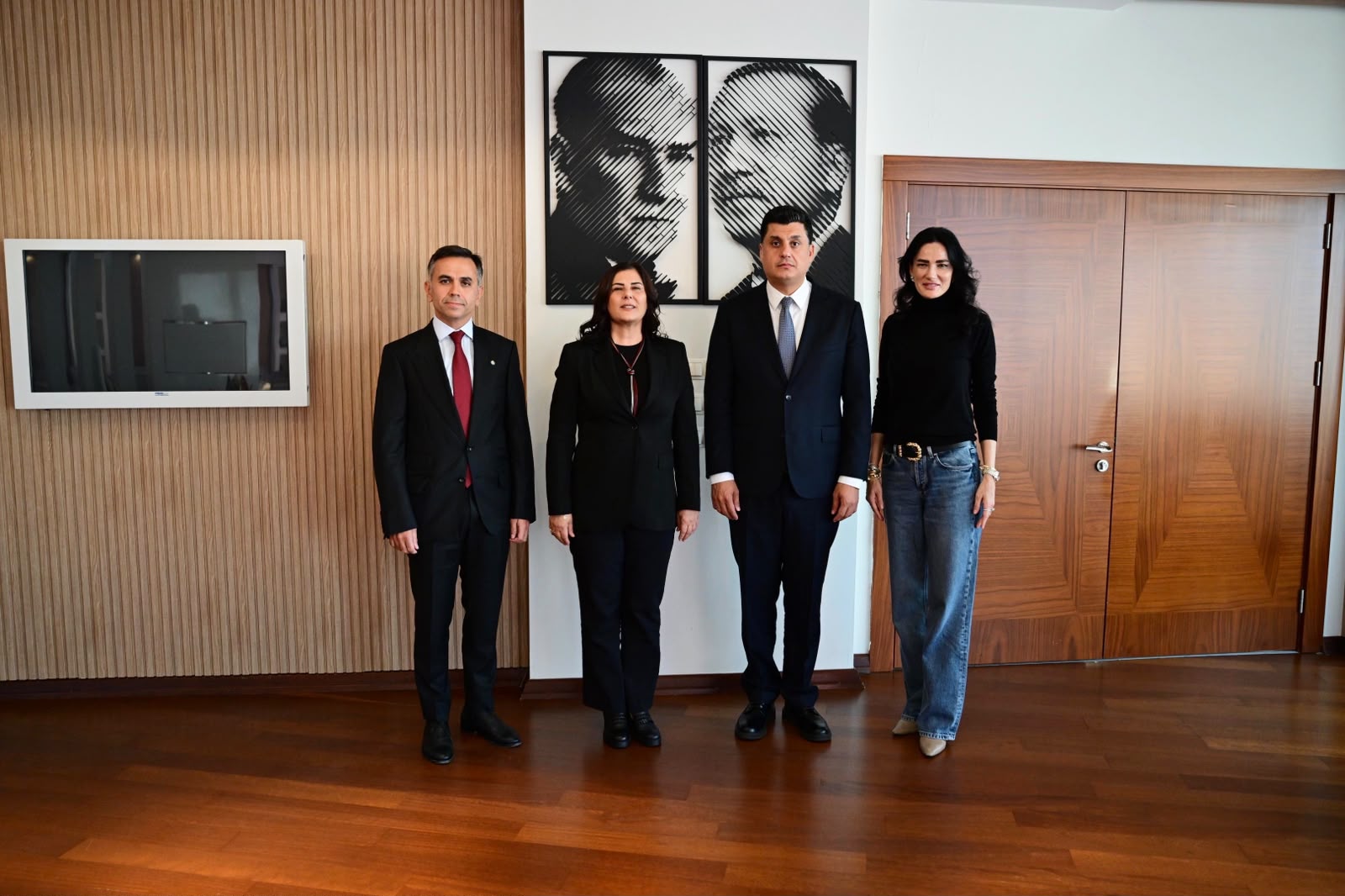 BAŞKAN ÇERÇİOĞLU’NA AYSO YÖNETİM KURULU BAŞKANI MARAŞ VE GÖZLÜKLÜ’DEN ZİYARET