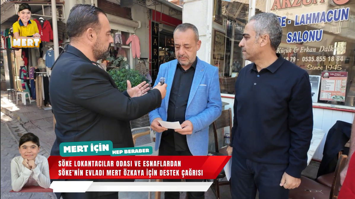 MERT ÖZKAYA İÇİN BİR DESTEK ÇAĞRISI DA ESNAFLARDAN